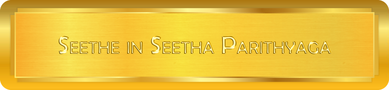 Seethe in Seetha Parithyaga