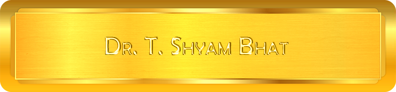 dr. t. shyam bhat - E