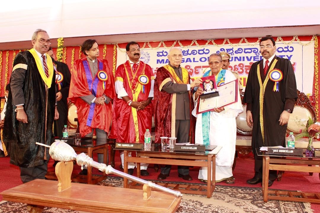 Doctorate of Literature Degree from Mangalore University